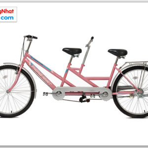 Xe đạp đôi Thống Nhất 26″ màu hồng