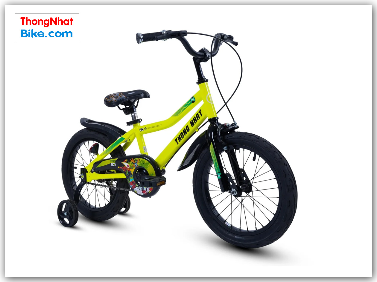 xe-dap-thong-nhat-ben-10-16-mau-xanh-02 Xe đạp trẻ em Thống Nhất Ben 10 – 16” màu xanh lá cây