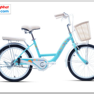 Xe đạp trẻ em nữ Thống Nhất BUBBLES 20” màu xanh nhạt