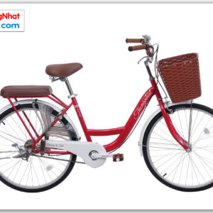 Xe đạp phổ thông Thống Nhất NEW 24” màu đỏ