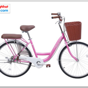 Xe đạp phổ thông Thống Nhất NEW 24” màu hồng