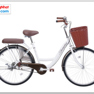 Xe đạp phổ thông Thống Nhất NEW 24” màu kem