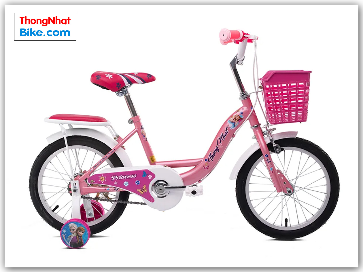 Xe đạp trẻ em Thống Nhất TE 16” - 03 màu hồng