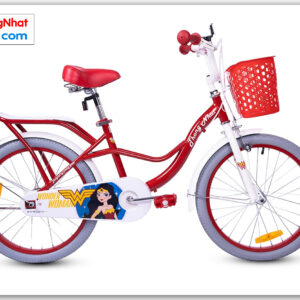 Xe đạp trẻ em nữ Thống Nhất Wonder Woman màu đỏ